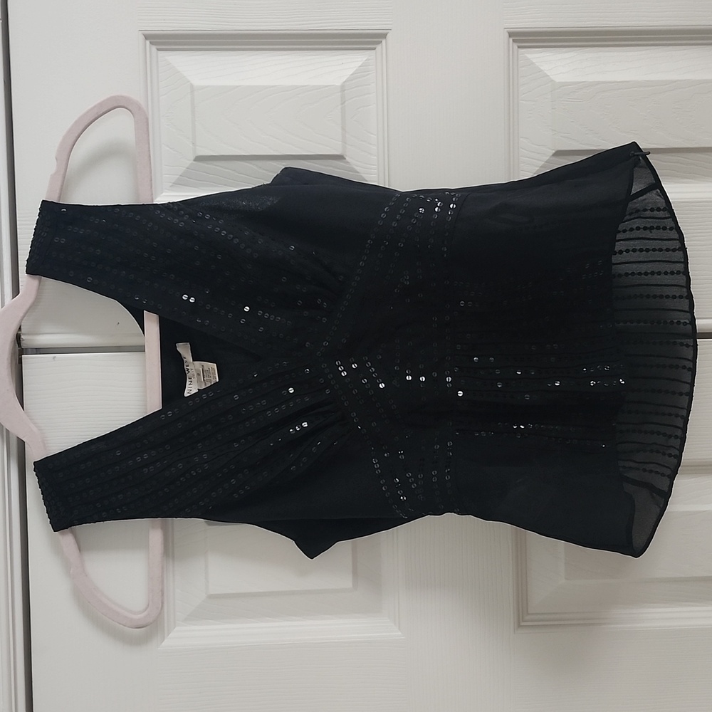 Women's Nine West Suit Size 2 Sequin Sleeveless Blouse